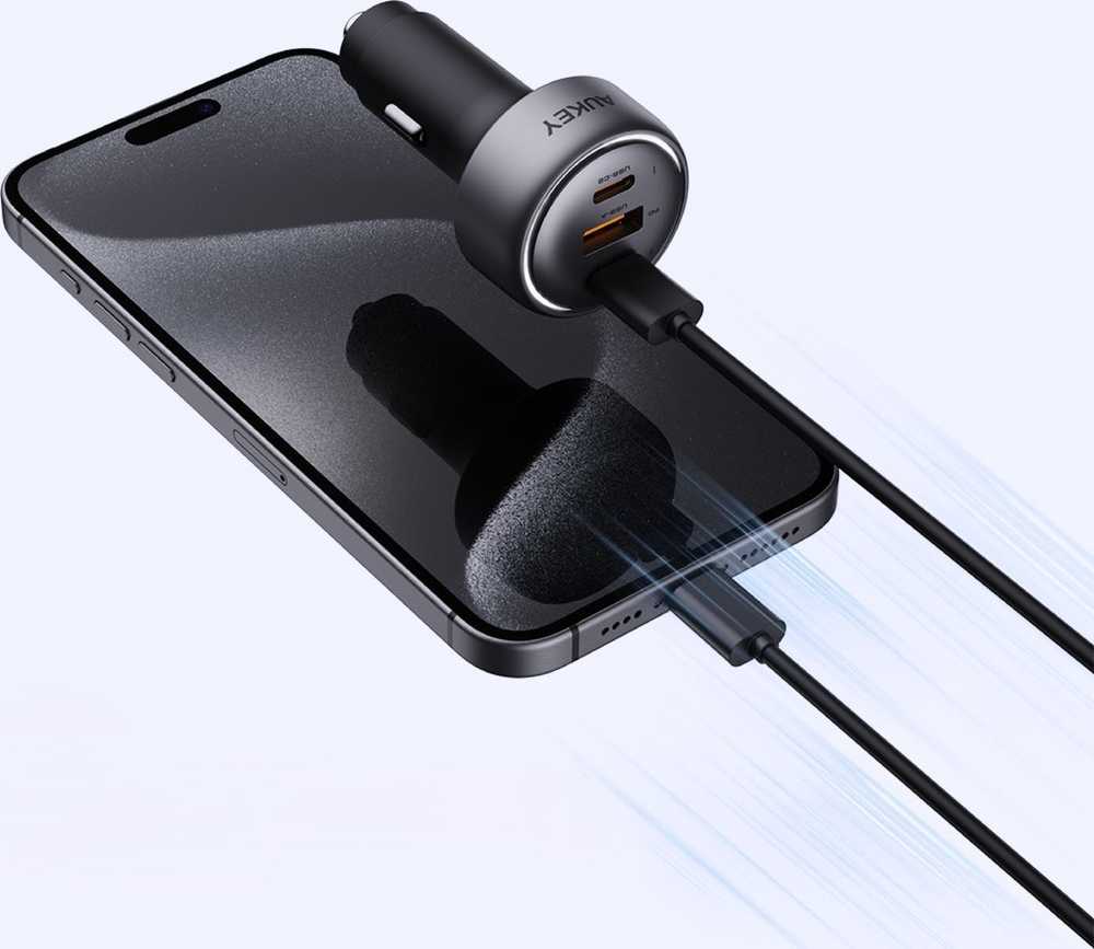 AUKEY CC-P1 automobilinis įkroviklis 66W