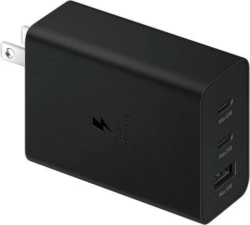 Įkroviklis Samsung EP-T6530 1x USB-A 2x USB-C 3.25 A Juoda (EP-T6530NBEGWW)