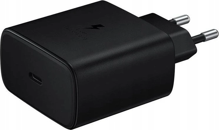 112803 Samsung Super Fast Charging 2.0 sieninis įkroviklis (45W) – juodas, be įpakavimo