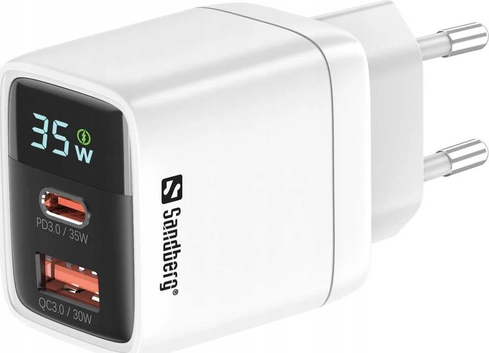Sandberg 2in1 Charger 1xUSB-C 1xUSB 35W