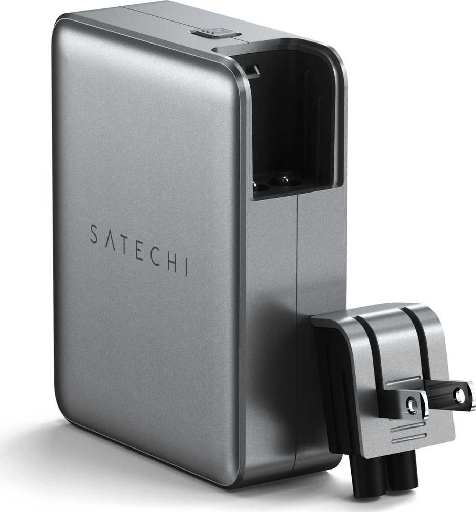 SATECHI 145W USB-C 4 prievadų GaN kelioninis įkroviklis