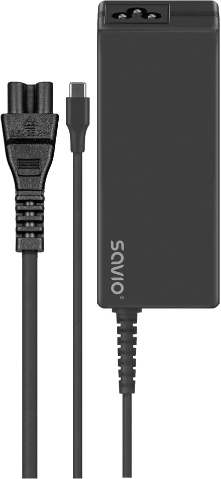 Savio ZA-01 mobile device charger Netbook, Nešiojamas kompiuteris, Išmanusis telefonas, Telephone Juodas AC Indoor