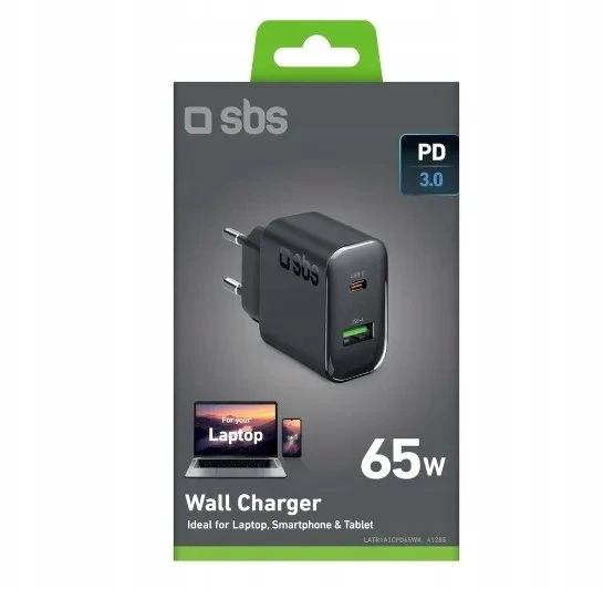 SBS 65W 1c + 1a juoda