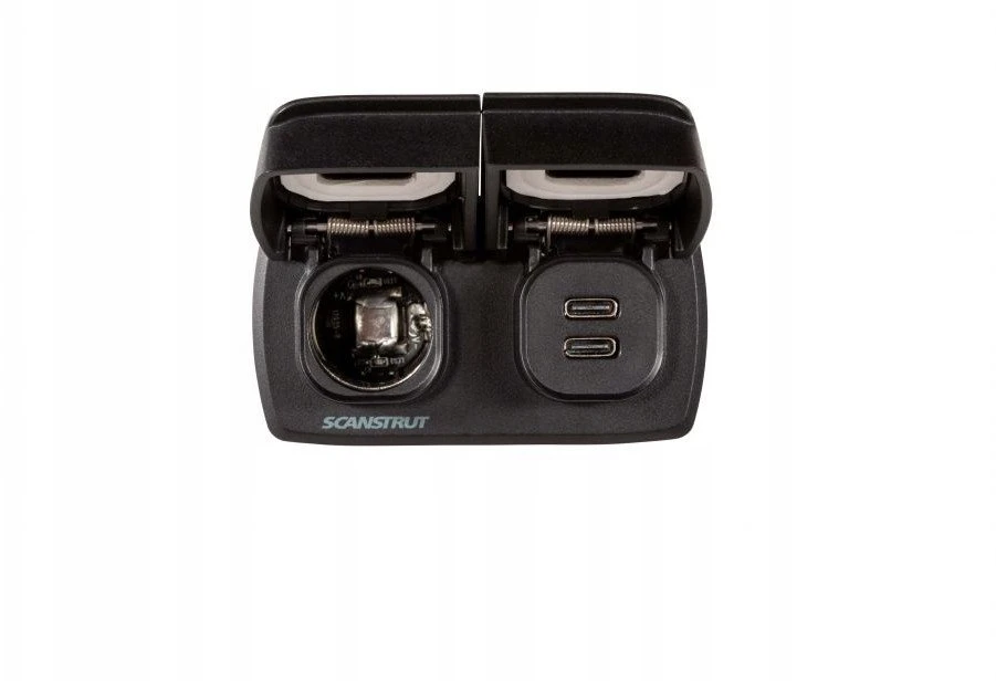 Įkroviklis Scanstrut Įkroviklis 2x USB-C + 12V cigarečių degiklio lizdas SC-MULTI-F1