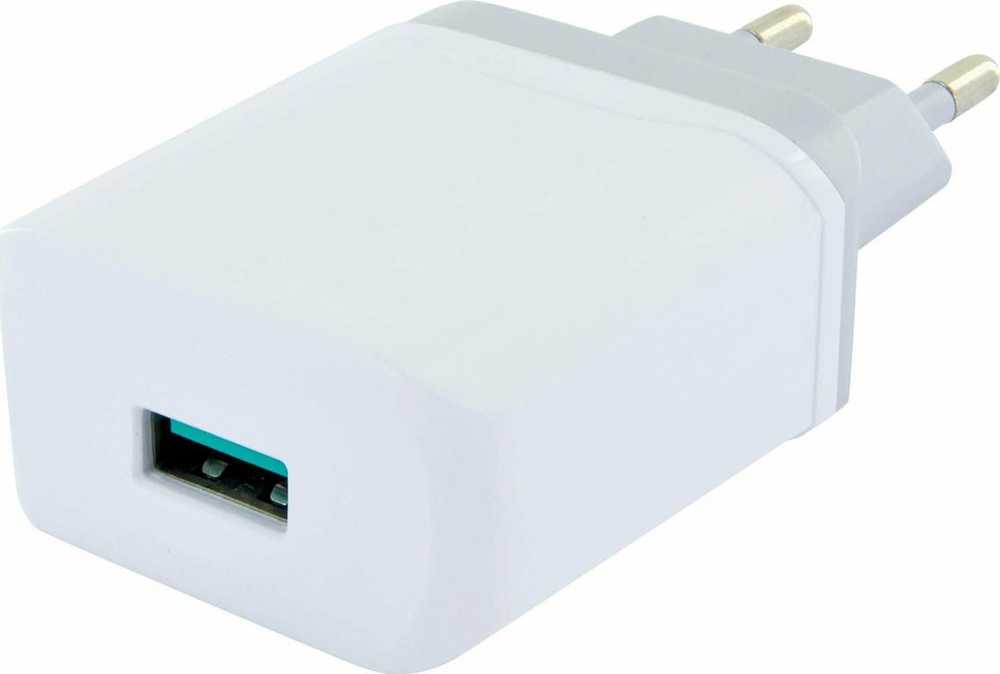 Įkroviklis Schwaiger LAD440 532 Quick Charger 3.0 Baltas (LAD440532)