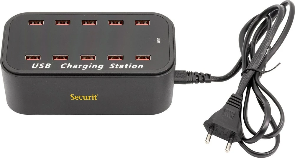 Įkroviklis Securit Multicharger 10x USB-A (MC-LD-MC10)