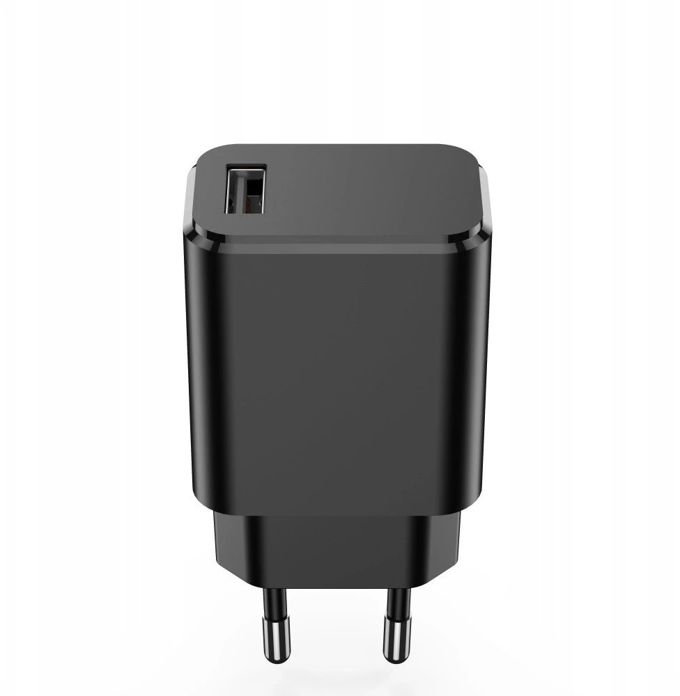 Maxlife "Setty" įkroviklis 1x USB 3A juodas + USB-C kabelis 1,0 m