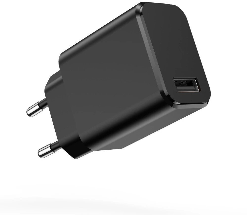 Maxlife "Setty" įkroviklis 1x USB 3A juodas + USB-C kabelis 1,0 m