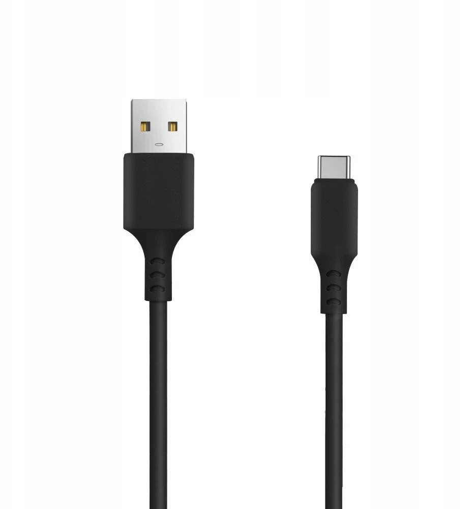 Maxlife "Setty" įkroviklis 1x USB 3A juodas + USB-C kabelis 1,0 m