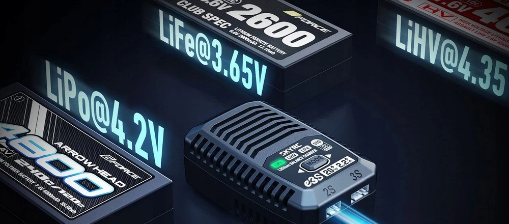 SkyRC e3S 2S/3S charger