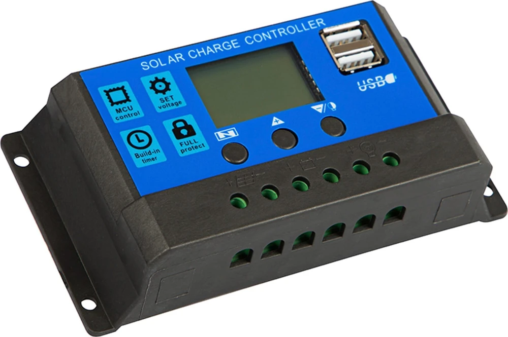 Blow Oem Saulės Baterijų Valdiklis 12/24V 60A 2x USB
