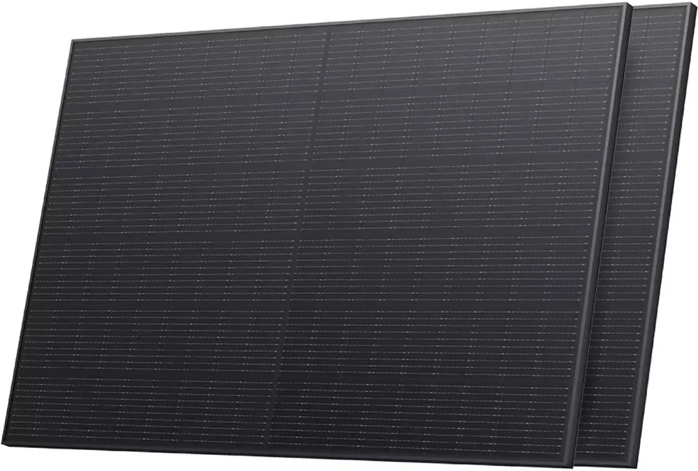 2 „EcoFlow“ 400 W fotovoltinių plokščių rinkinys (tvirtos konstrukcijos)
