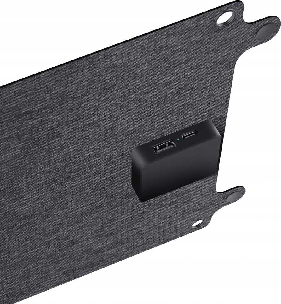 TRUST Saulės skydelis ZUNY 20W, nešiojamas, 1xUSB-A, 1xUSB-C