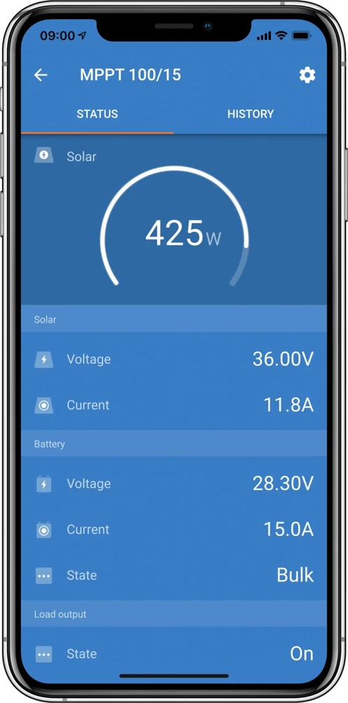 Oem Victron Energy BlueSolar MPPT 75/15 įkrovimo valdiklis