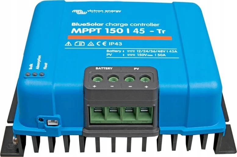 Victron Energy SCC115045222 saulės baterijų įkrovos valdiklis 12–48 V