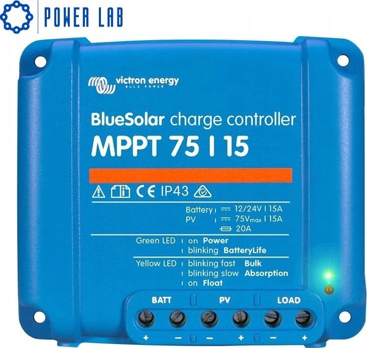 Oem Victron Energy BlueSolar MPPT 75/15 įkrovimo valdiklis