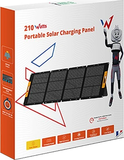 „Wonder Ws210“ – 210 W saulės baterija su MC4 išvestimi (Juodas)
