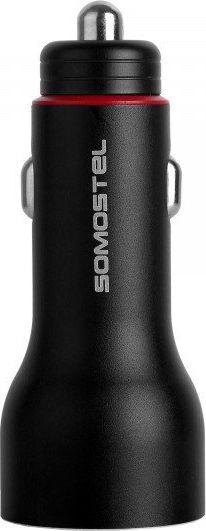 Somostel 2x USB-A 5 A įkroviklis (SMS-89 Juodas)