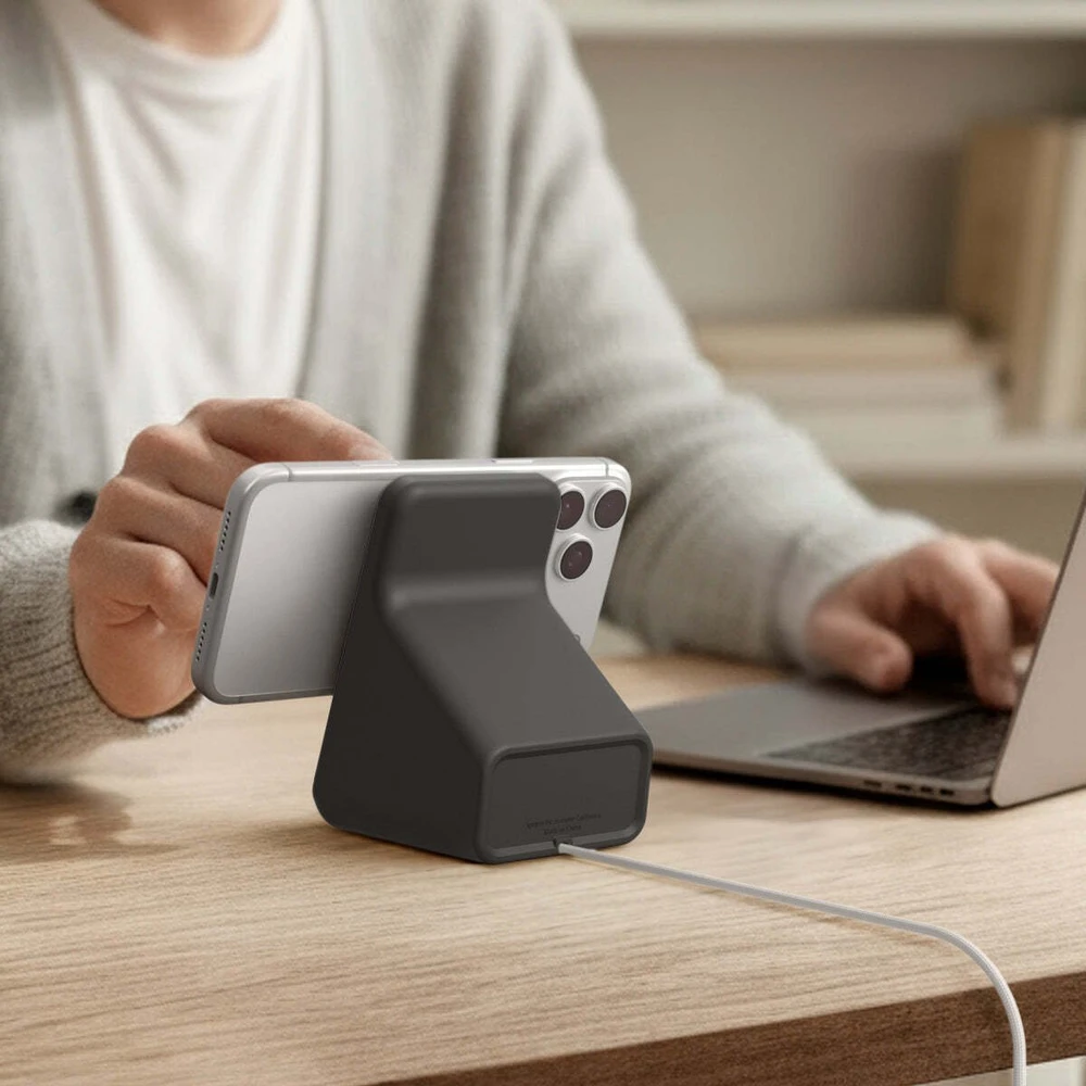 Įkroviklis Spigen MagSafe Charger Stand S, juodas