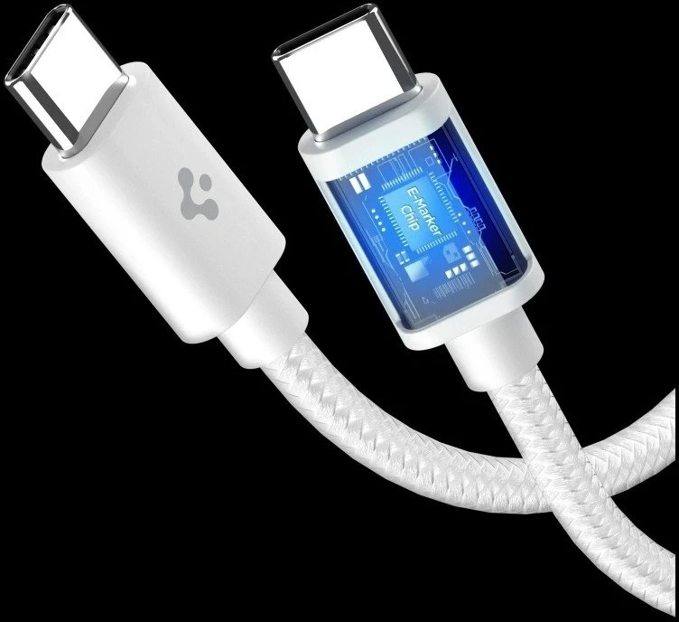 Spigen EE451EU Essential USB-C 45W Wall Charger - Baltas