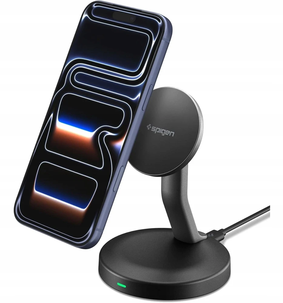 Spigen EF151MS Essential MagSafe 15W Wireless Charger - Juodas