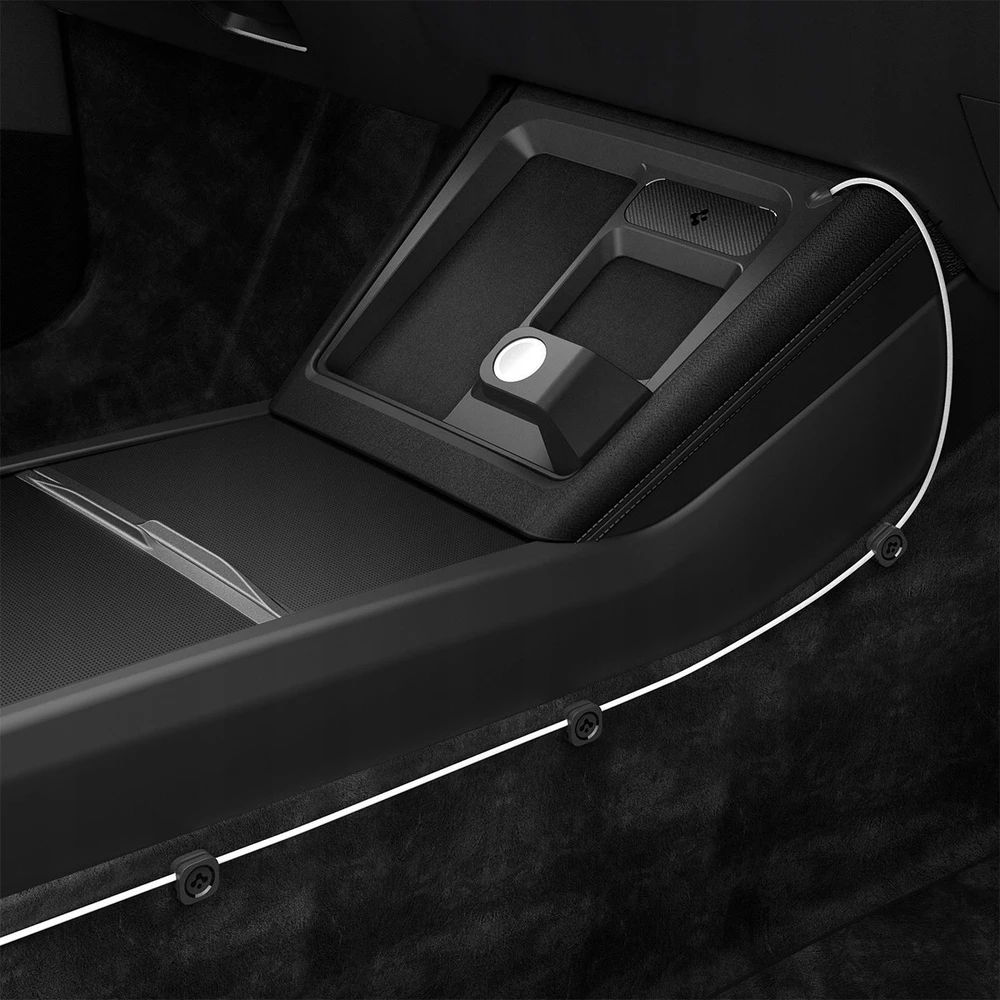 Spigen Tesla 3 viename belaidžio įkrovimo laikiklis, juodas - Tesla Model 3 2024