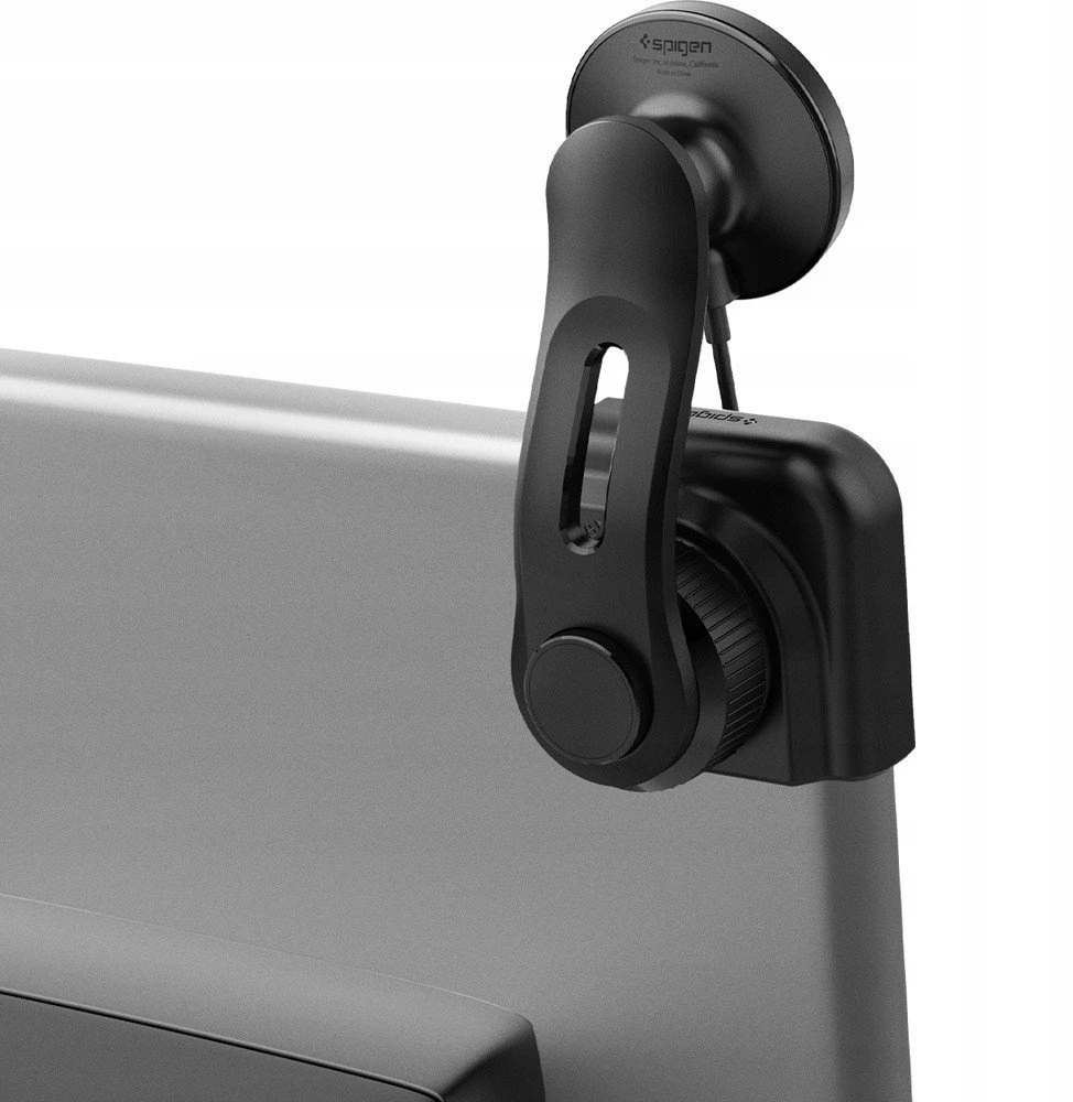 Spigen Tesla TapLock MagSafe automobilinis laikiklis-kroviklis, juodas - belaidis / skirtas ekranui