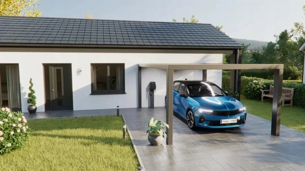 Įkroviklis Įkrovimo stotis EVCS Witty One 1x7kW 1f RFID Bluetooth su kabeliu 6,5m T2 XVR107C