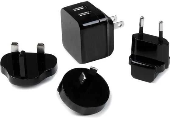 Įkroviklis StarTech 2x USB-A 3.4 A (USB2PACBK)