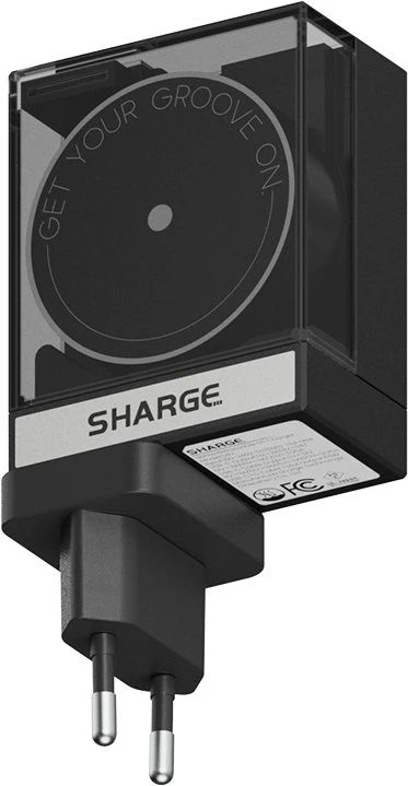 Įkroviklis StarTech Do urządzeń przenośnych SHARGE Uniwersalne Juodas, Permatomas Prąd przemienny, USB Szybkie ładowanie Wewnętrzna (CDT-SG-65-EUR-CP-HEI)