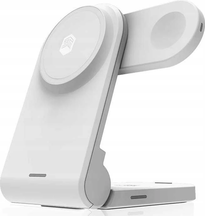 STM ChargeTree MAG - 3-in-1 mobile belaidis įkroviklis su MagSafe baltos spalvos