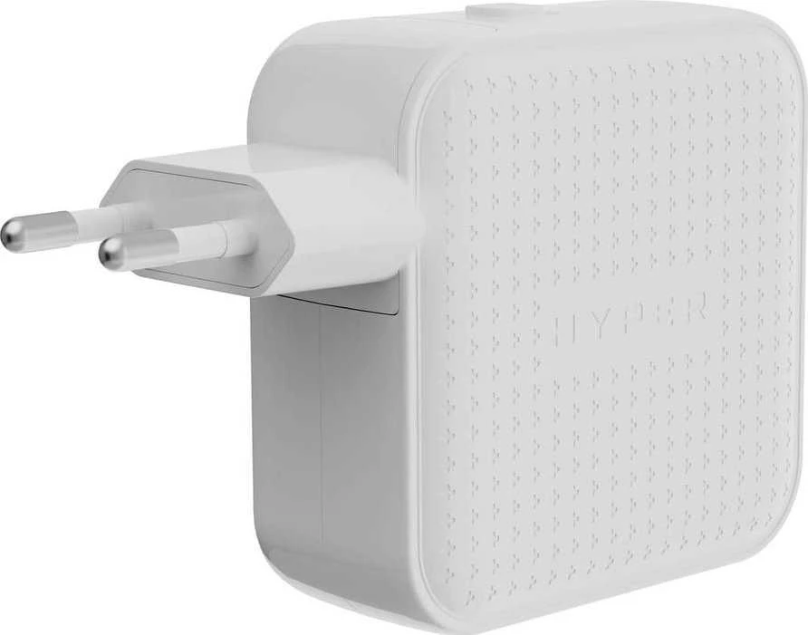 Targus „Hyper HyperJuice“ 70 W USB-C GaN kelioninis įkroviklis, „Baltas“ | HJ1003WHWWGL