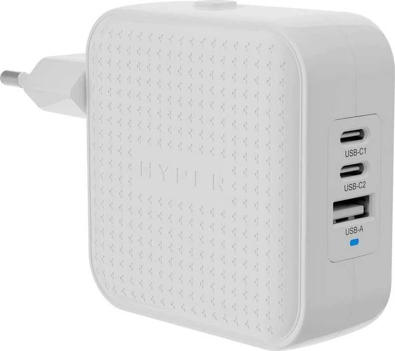 Targus „Hyper HyperJuice“ 70 W USB-C GaN kelioninis įkroviklis, „Baltas“ | HJ1003WHWWGL