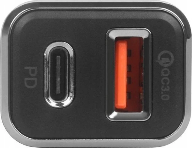 TB Universalus USB A+C QC automobilinis įkroviklis