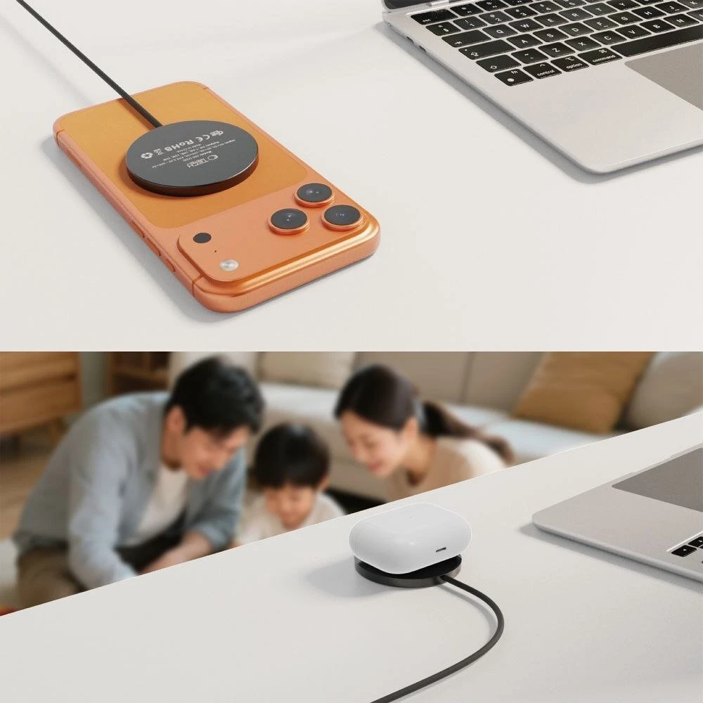 Tech-Protect A50 MAGNETINIS MagSafe BELAIDIS ĮKROVIKLIS 25W QI2.2 juodos spalvos