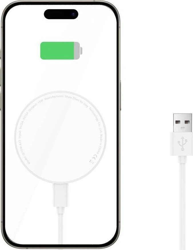 Belaidis įkroviklis 15W magnetinis MagSafe Tech-Protect QI15W-A33 baltas