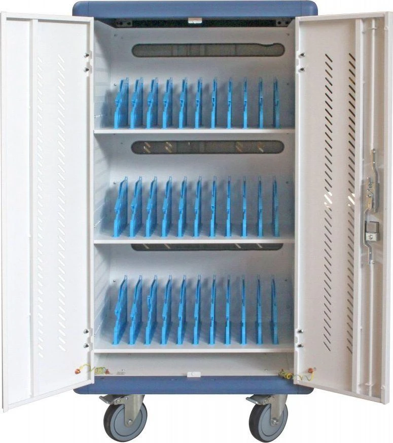 Techly I-CABINET-30DTY, P/N: 108705 – mobili 30 vietų stotelė nešiojamųjų kompiuterių, planšečių ir kitų įrenginių saugojimui ir įkrovimui aprašymas - Prekės nuotrauka