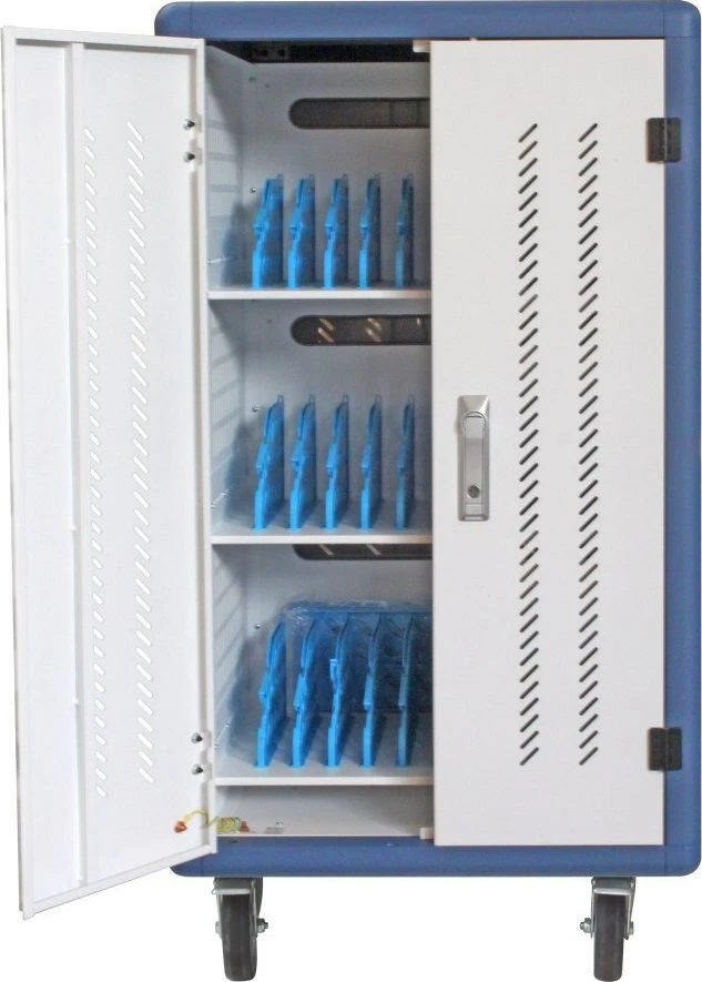 Techly I-CABINET-30DTY, P/N: 108705 – mobili 30 vietų stotelė nešiojamųjų kompiuterių, planšečių ir kitų įrenginių saugojimui ir įkrovimui