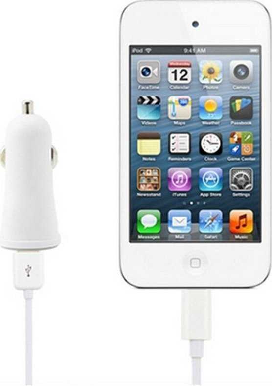 TECHLY 305281 Techly Automobilinis USB pakrovėjas 5V 1A/2.1A, 12/24V, du USB jungtys, baltas