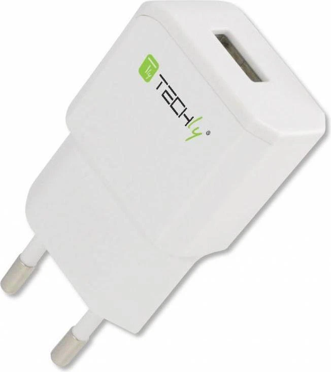 Techly IPW-USB-21EC mobiliojo įrenginio kroviklis Vidaus Balta