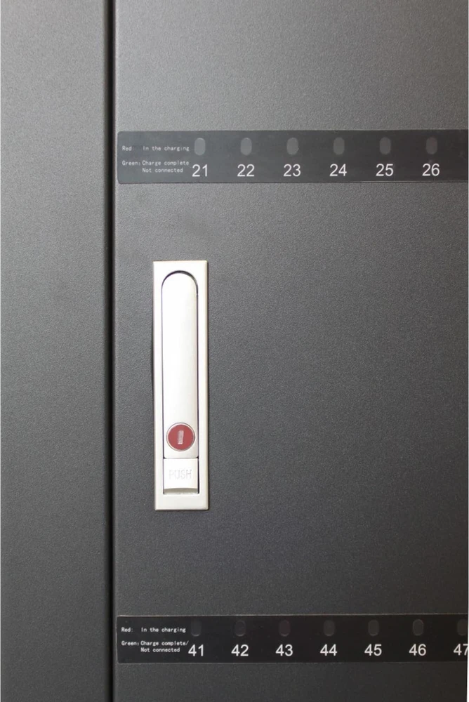 Techly 108712 Įkrovimo stotelė, 80 lizdų, USB-A 5V 2.1A, 4 lentynos