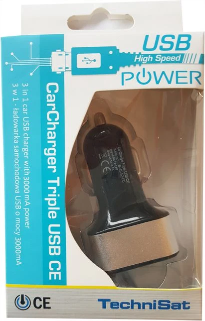TechniSat CARCHARGER DUAL USB CE įkroviklis