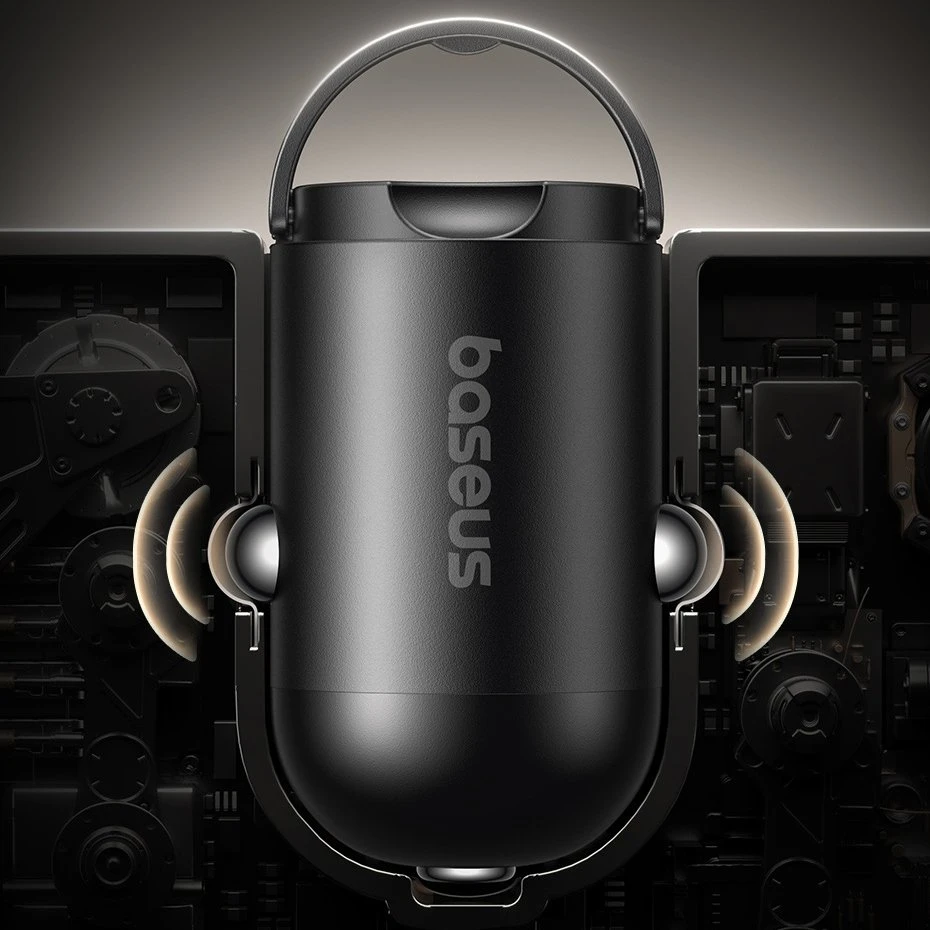 Įkroviklis automobilinis pakrovėjas Baseus PrimeTrip VP2 45W USB-C su kabeliu 60W USB-C į USB-C 1m - juoda
