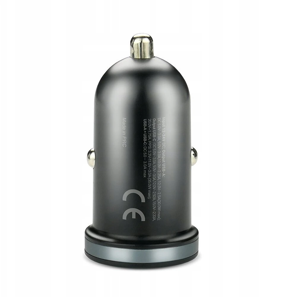 Automobilinis įkroviklis everActive CC-30Q USB + USB-C QC 3.0 PD 35W