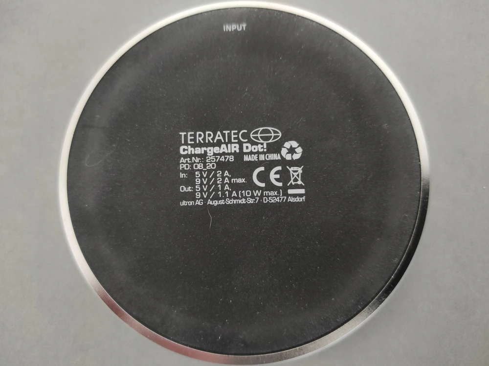 TERRATEC ChargeAir taškas!