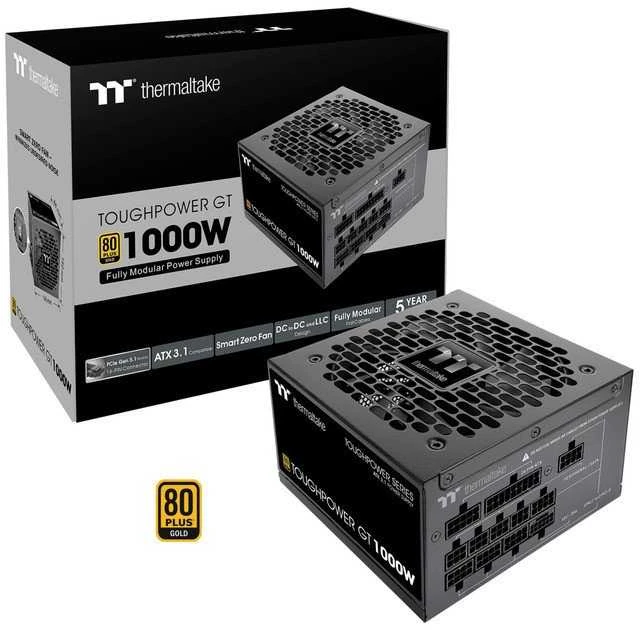 1000W Thermaltake Toughpower GT 1000W ATX3.1/GEN5 80+G BK