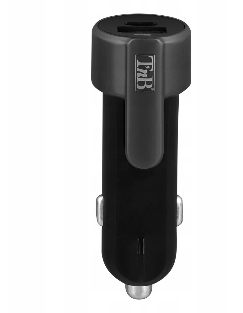 Įkroviklis TnB Įkroviklis Žiebtuvėliui 15 W 2x USB-A + Stiklo daužytuvas + Diržų pjaustytuvas / Xcacbrk