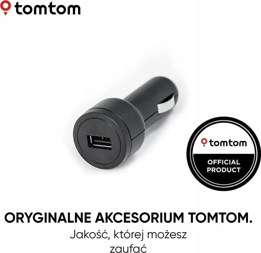 Įkroviklis automobilis TomTom + kabelis USB