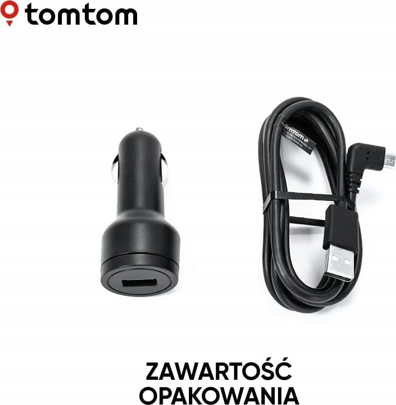 Įkroviklis automobilis TomTom + kabelis USB