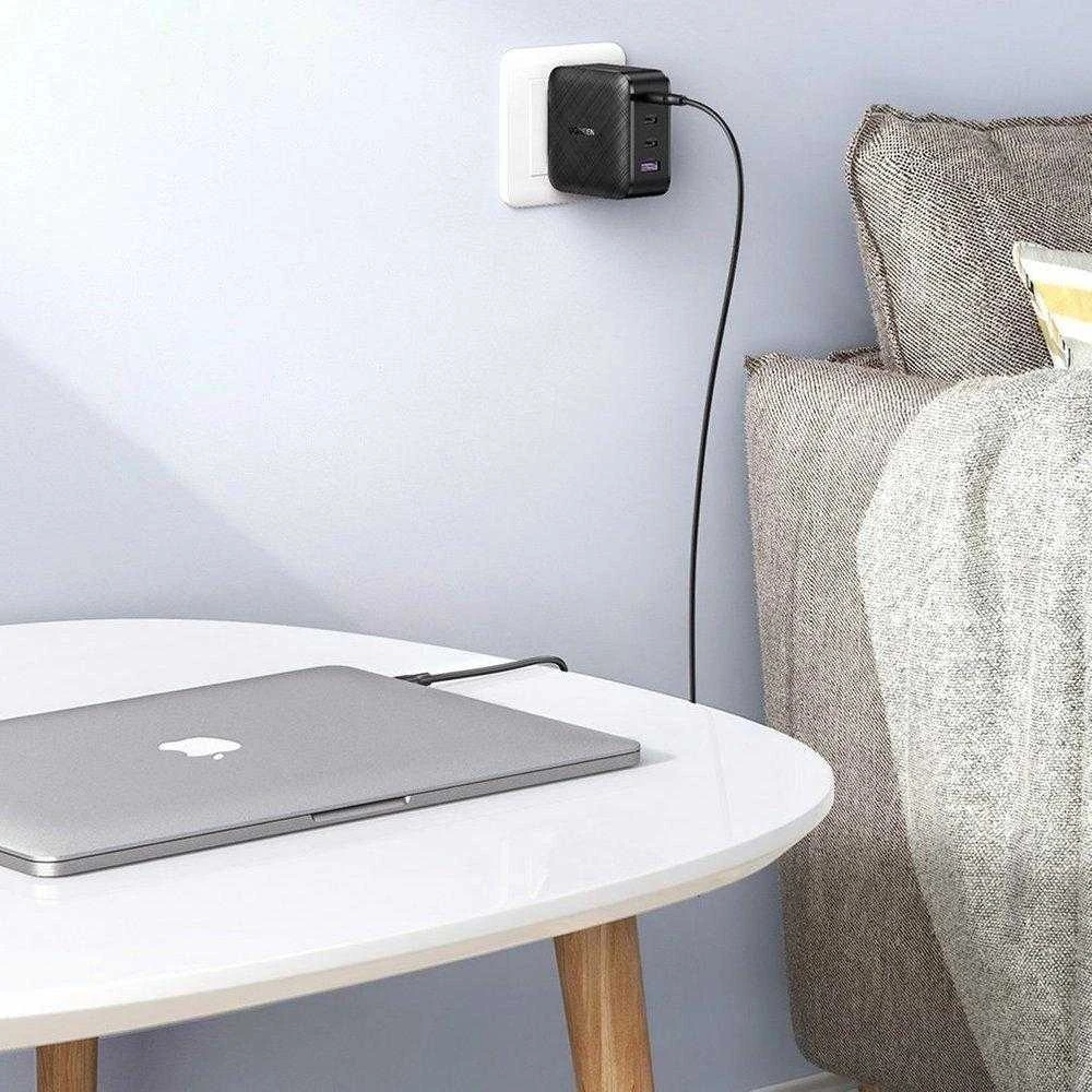 Įkroviklis UGREEN CD224, 3 x USB-C, 1 x USB, GaN, 65W